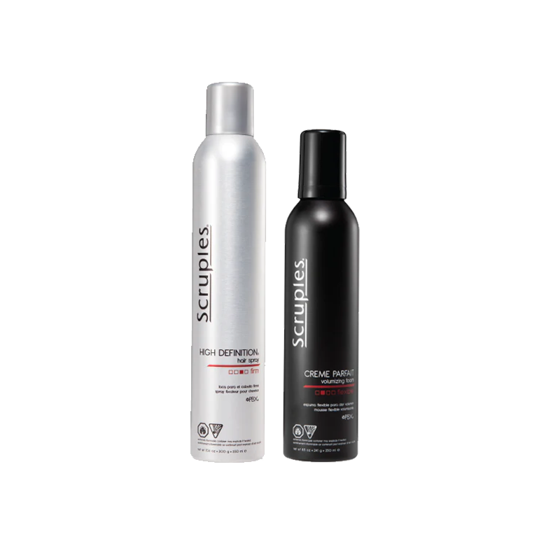 Scruples Styling Duo Hairspray & Volumizing Foam Set