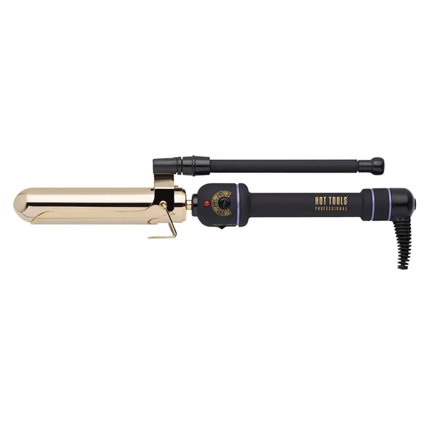 hot tools curling iron 24k gold barrel
