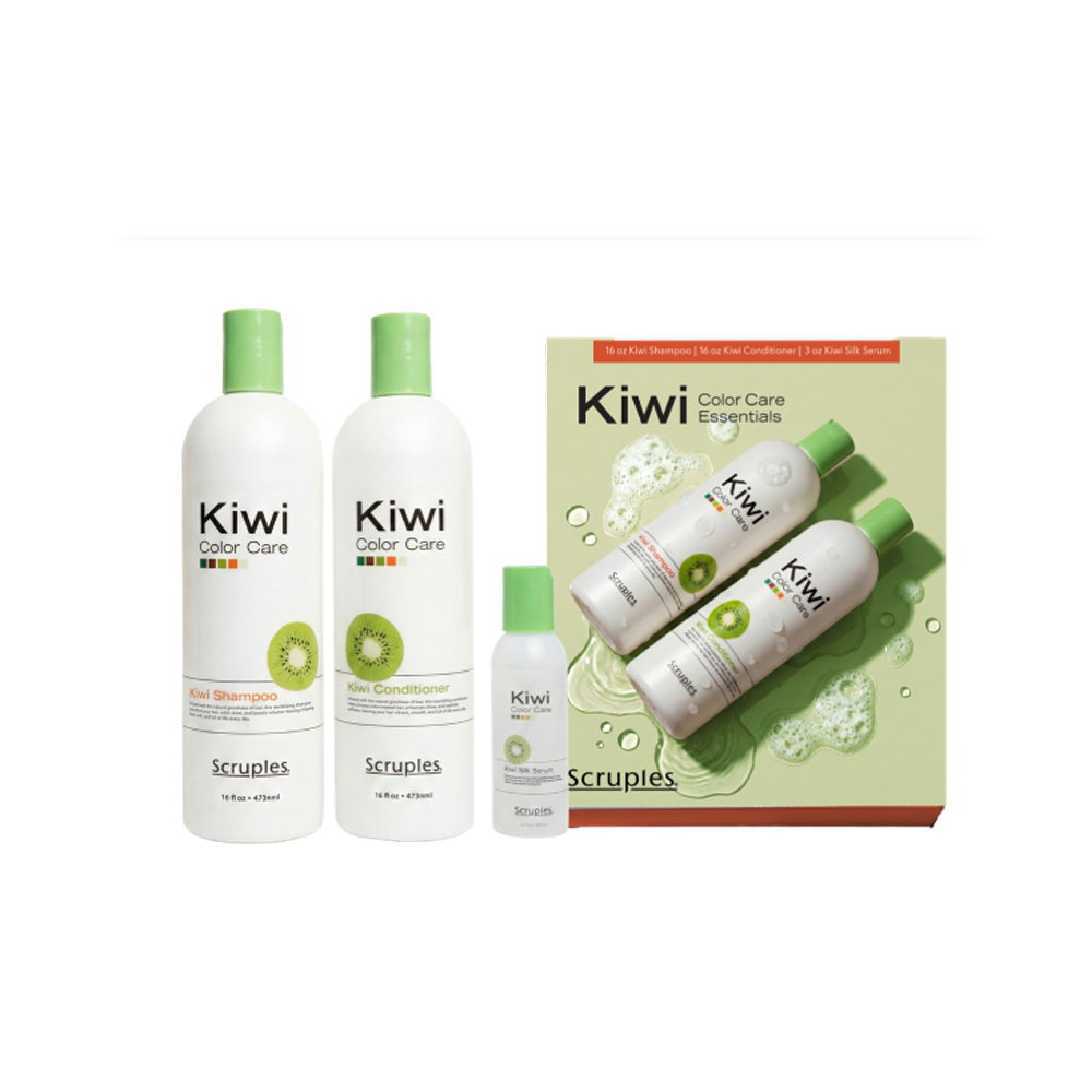 Scruples Kiwi Color Care Trio – Shampoo, Conditioner & Color Care Oil