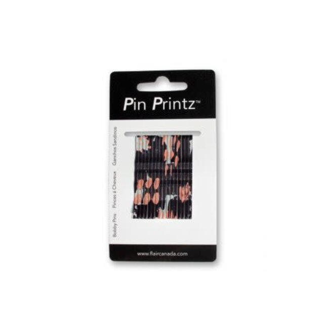 PIN PRINTZ Abstract 2" Bobby Pin 16 pins