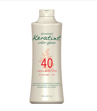 All-Nutrient Keratint Color-Glaze Developer 40 Volume - 25oz