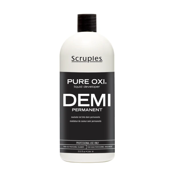 Scruples PURE OXI Clear Developer 1 Litre 10 20 Volume Demi Liquid Hair Developer