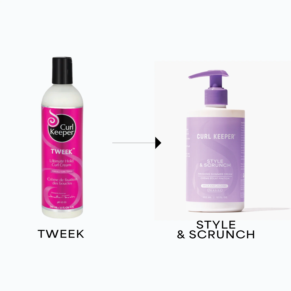 Curl Keeper Style & Scrunch – Finishing Shimmer Cream