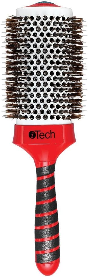 iTech Magnetic Tourmaline Boar & Nylon Bristle Brush