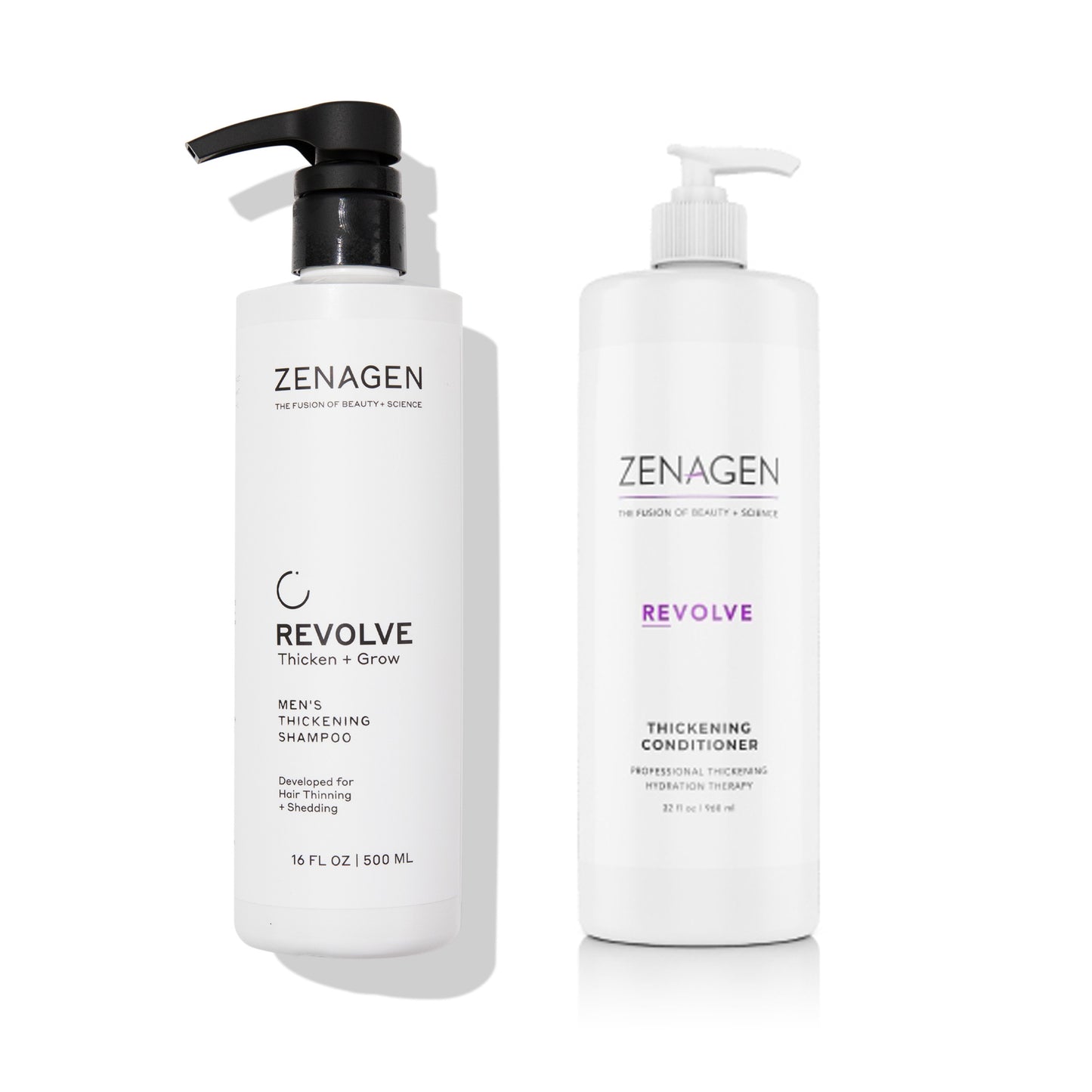 Zenagen Revolve Shampoo & Conditioner 16oz Duo - Men