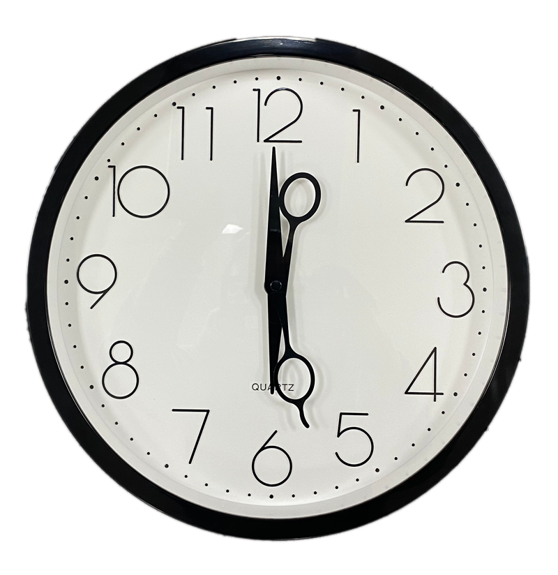 Scissor Hand Wall Clock