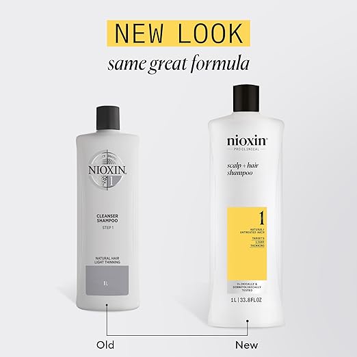 Nioxin System 1 Scalp+Hair Shampoo or Conditioner 1L