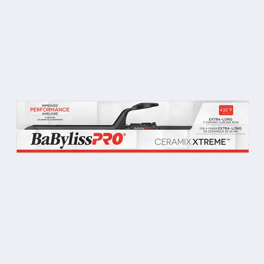 BaBylissPRO® Ceramix Xtreme™ Extended Barrel Curling Iron