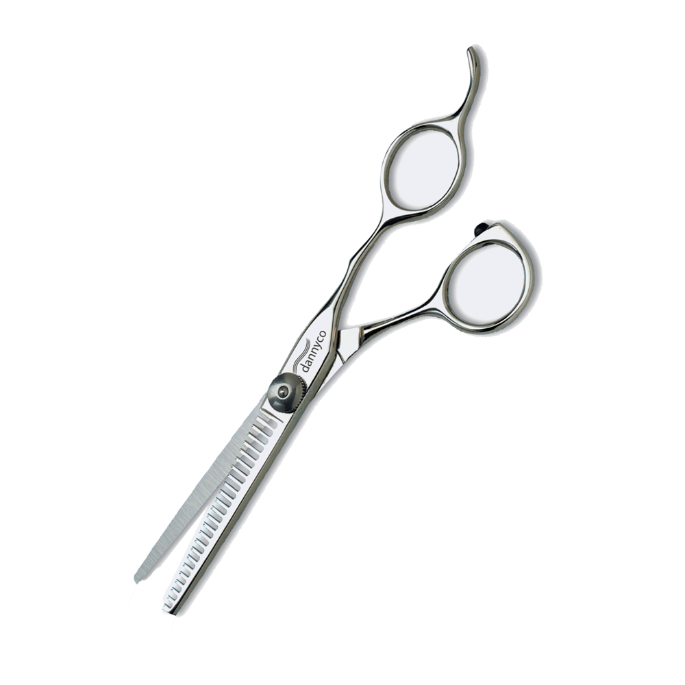 Dannyco Blend 55NC professional thinning shears 5.5 inch with 24 teeth and offset handle