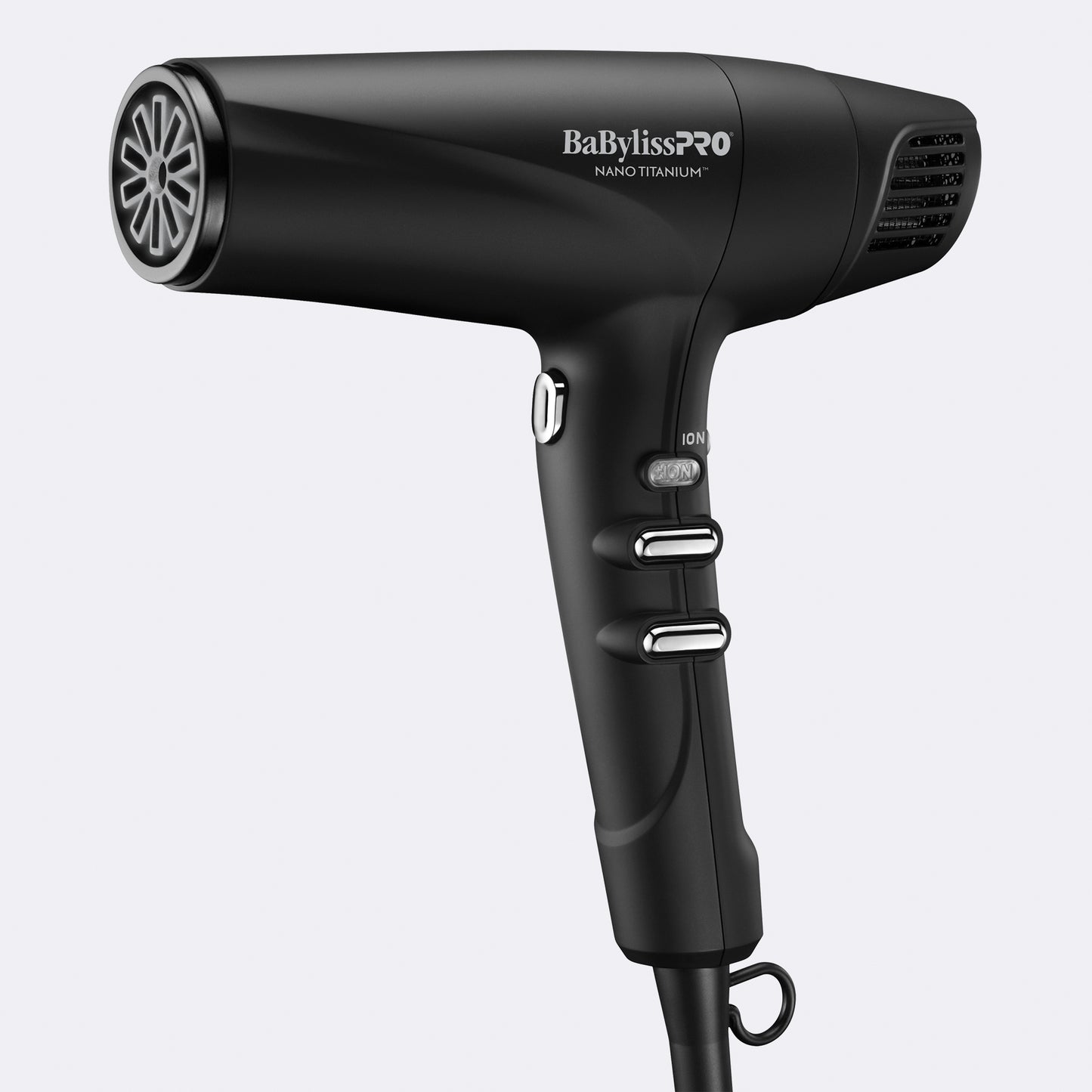 BaBylissPRO Nano Titanium High-Speed Dual Ionic Hairdryer (Matte Black)