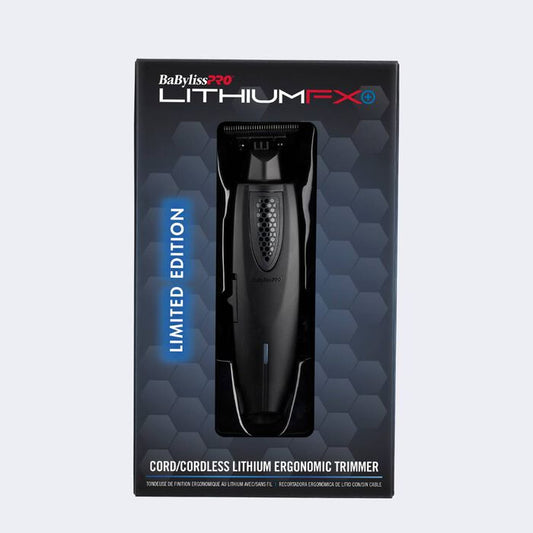 BaBylissPRO® LithiumFX+ Matte Black Cord/Cordless Lithium Ergonomic Trimmer