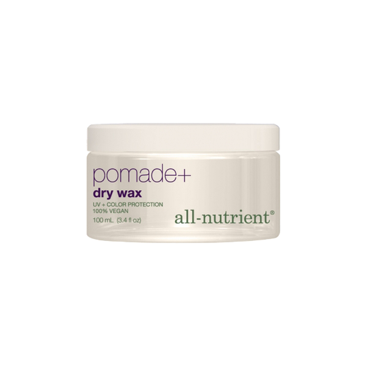 all nutrient pomade dry wax 100ml firm hold natural texture hair styling product