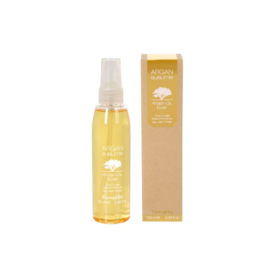 Farmavita Argan Sublime Elixir Hair Oil 100ml – Nourishing Anti-Frizz Shine Treatment