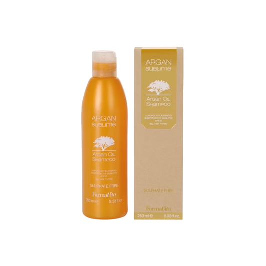 Farmavita Argan Sublime Nourishing Shampoo 250ml professional argan oil shampoo for dry and damaged hair