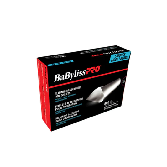 Babyliss PRO Aluminum Coloring Foil Sheets 5x7 Smooth Light