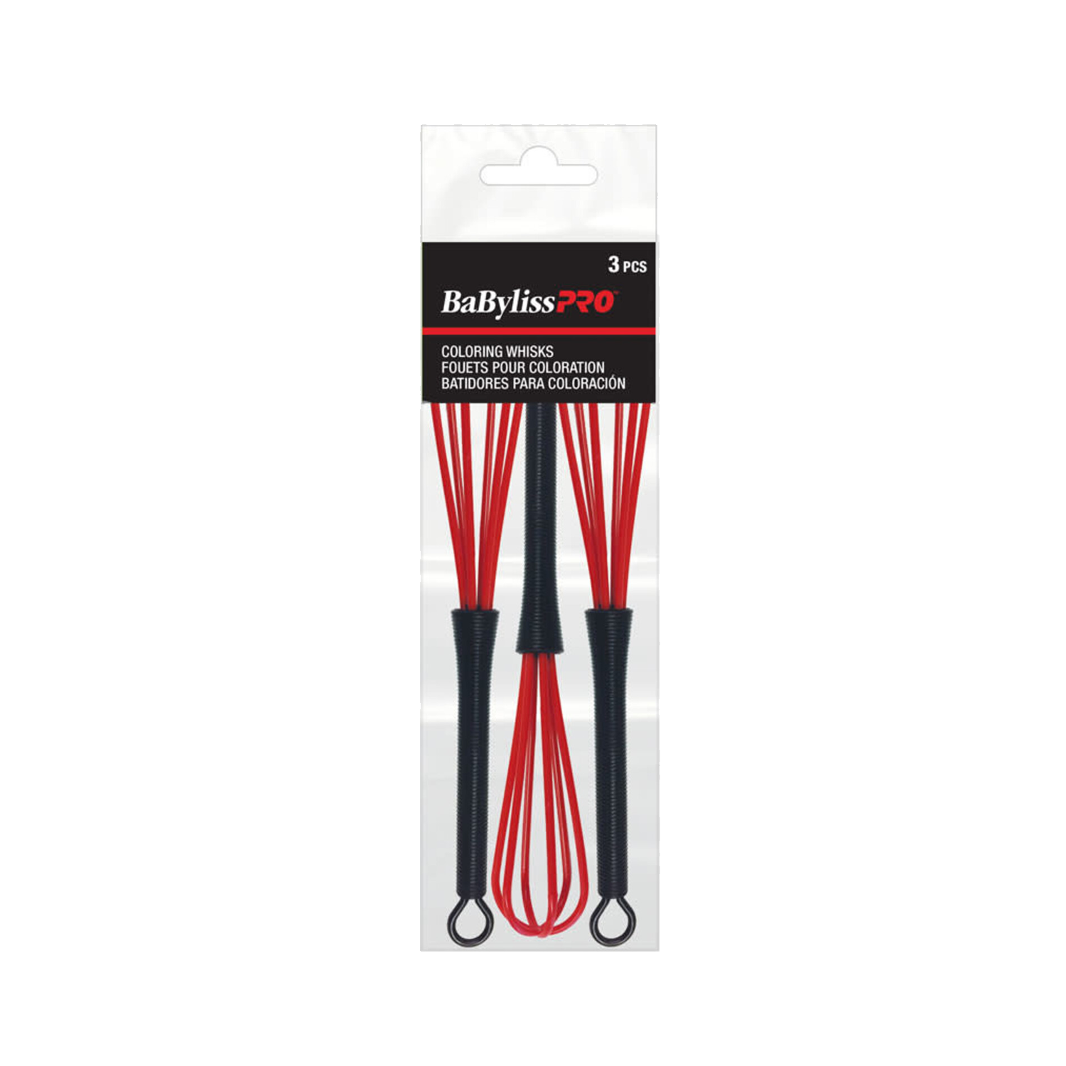 BaBylissPRO Professional Hair Color Mixing Whisks 3 Pack