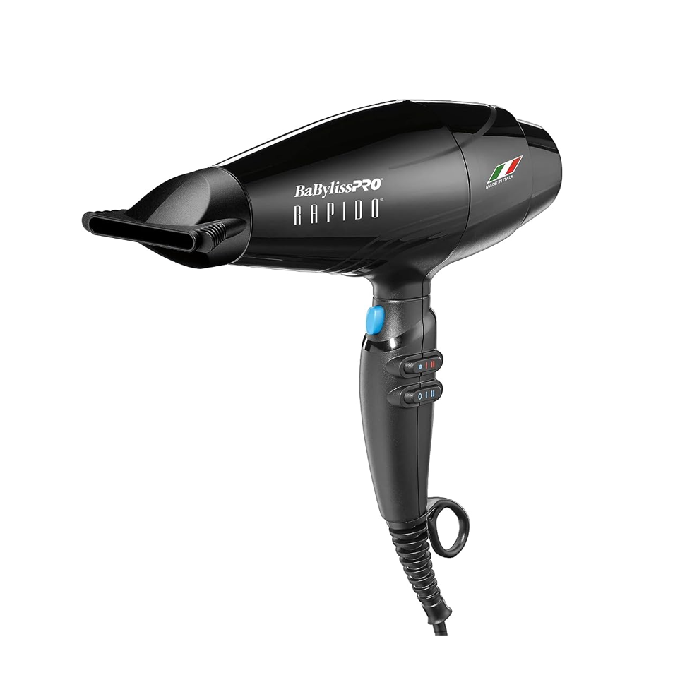 BaBylissPRO Rapido High Performance Hair Dryer | Ultra-Light Professional Blow Dryer