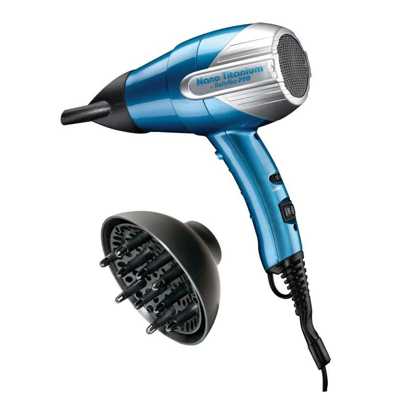BaBylissPRO Nano Titanium Compact Ionic Hairdryer BNT5550NC