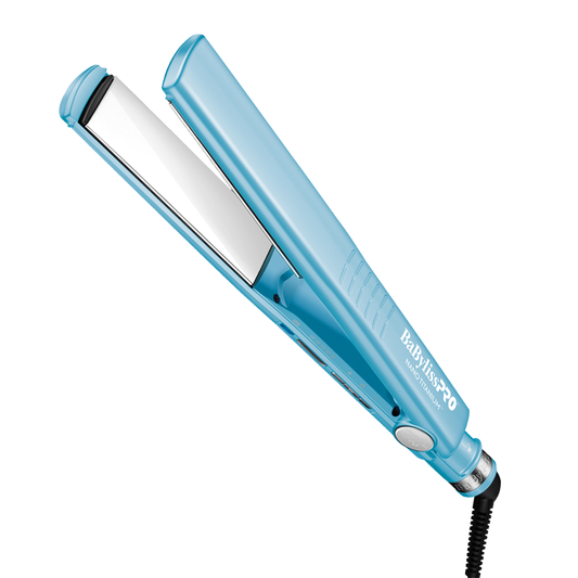 BaBylissPRO Nano Titanium™ 1-1/4" Dual Ionic Flat Iron (Blue) BNT9125TC
