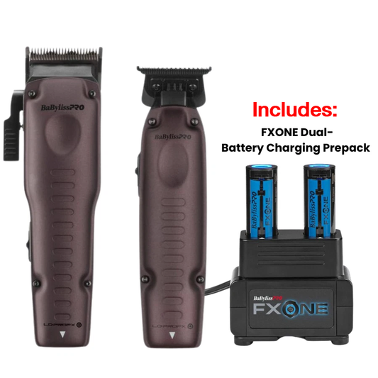 BaBylissPRO FXONE LO-PROFX Clipper & Trimmer + Batteries COMBO