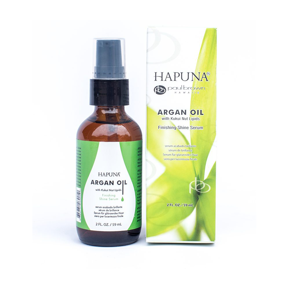 Hapuna Argan Oil Hair Treatment 2oz – Anti-Frizz, Shine & Hydration