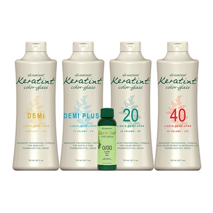 All-Nutrient Keratint Color-Glaze Developers 750ml