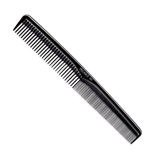 Pegasus Hard Rubber Comb 201 - 7" All-Purpose Styling/Cutting Comb