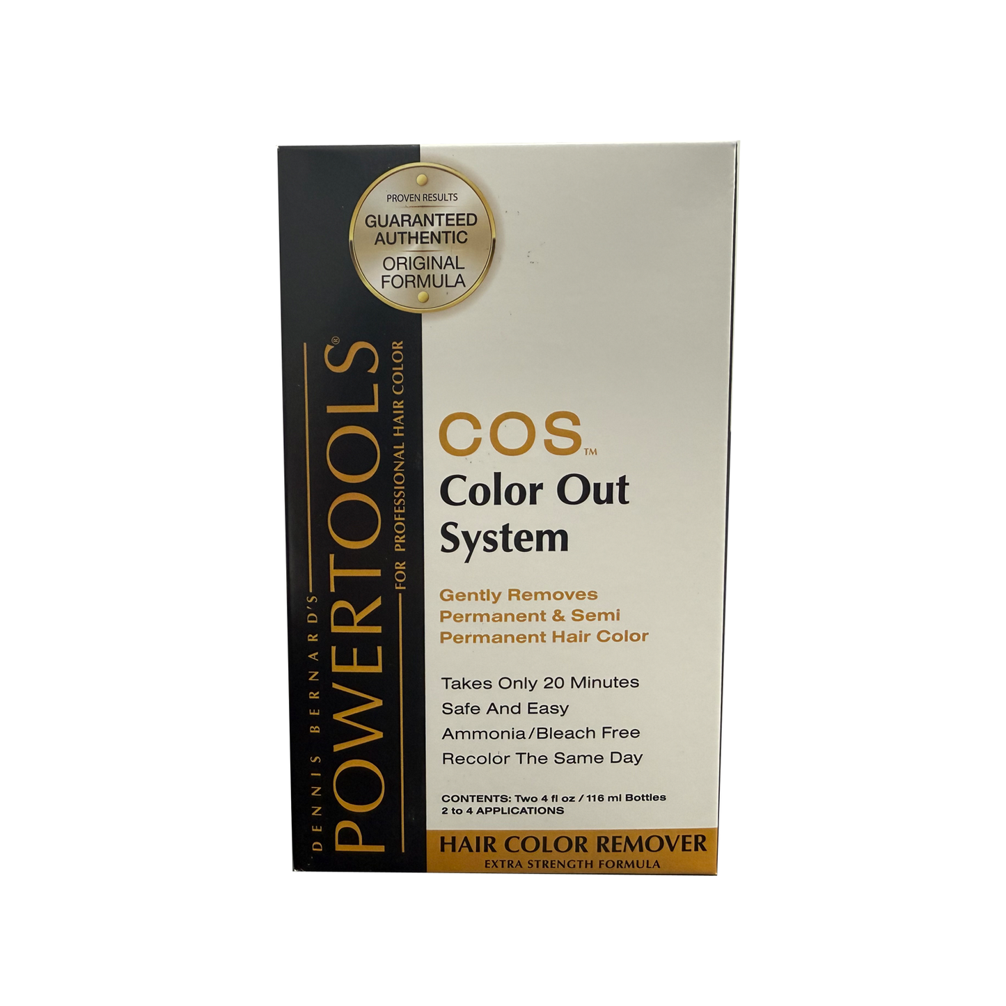 Power Tools COS Color Out System professional hair color remover and color correction treatment
