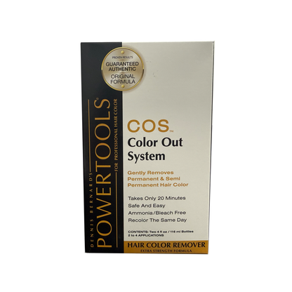 Power Tools COS Color Out System professional hair color remover and color correction treatment
