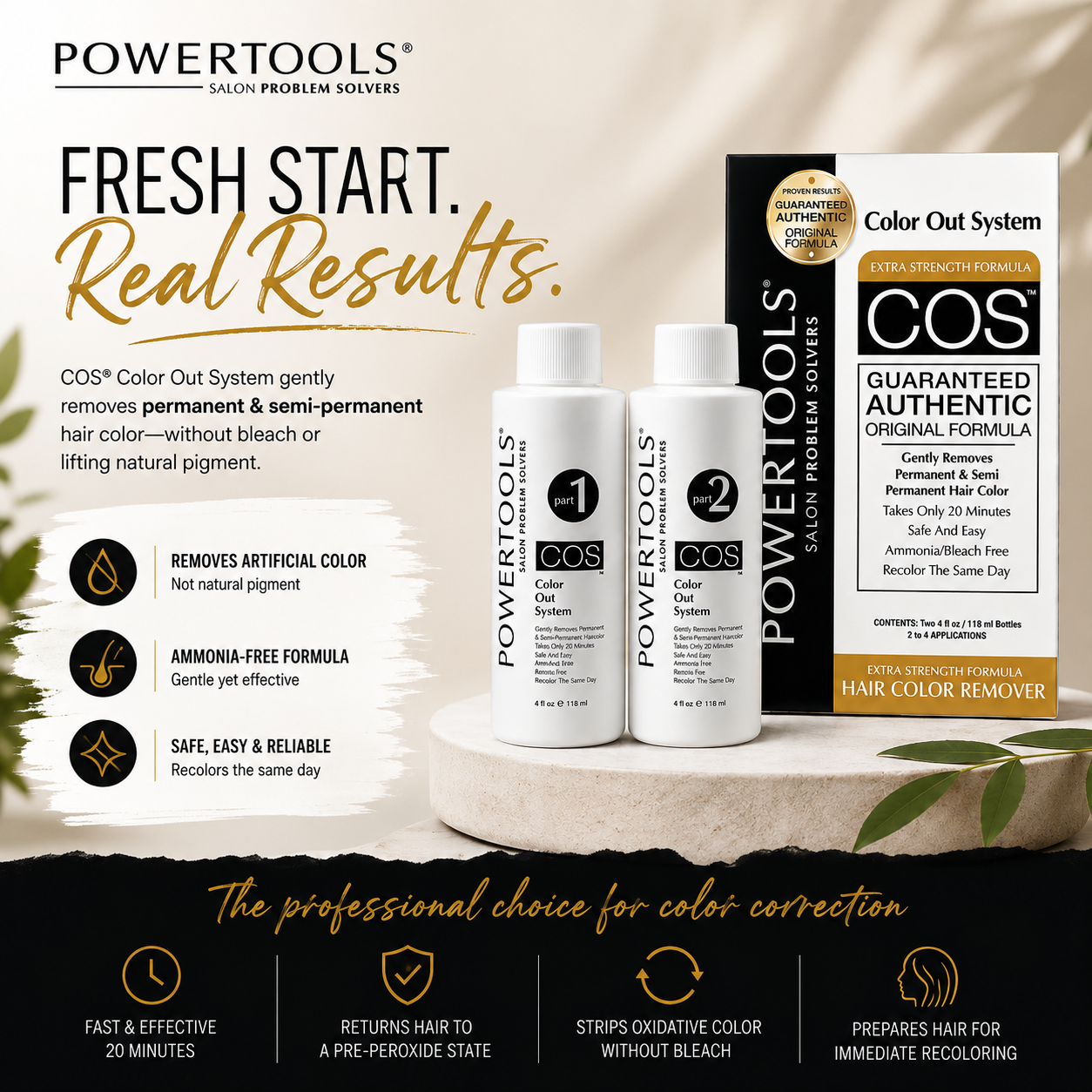 Power Tools COS Color Out System Hair Color Remover