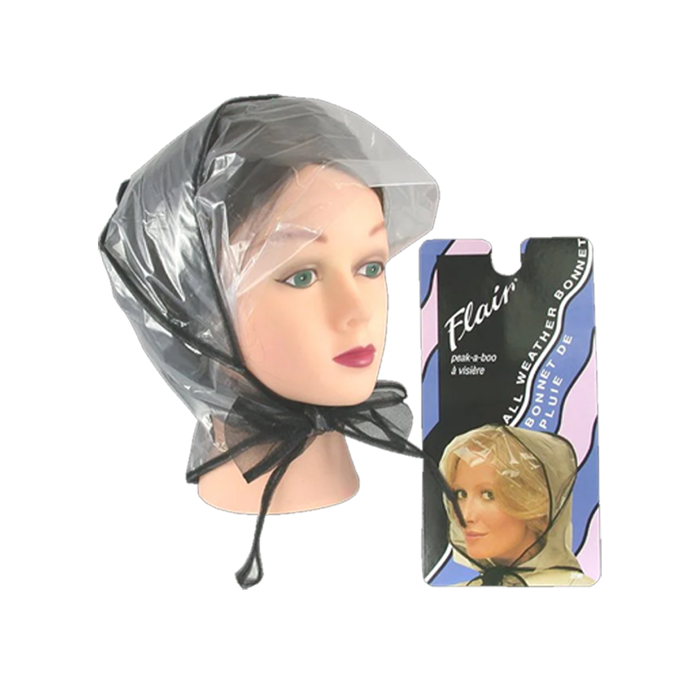 Flair Peek-a-boo Rain Weather Bonnet