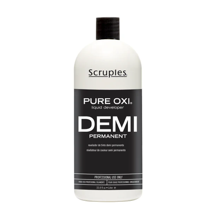 Scruples PURE OXI Clear Developer 1 Litre 10 20 Volume Demi Liquid Hair Developer
