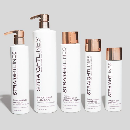 Dennis Bernard Straightlines Nanoplasty Blonde Hair Straightening System professional 5 piece salon kit