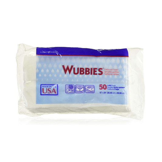 Graham Wubbies Embossed Towels - 50ct