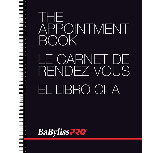 Babyliss Pro Appointment Book - 4 Column