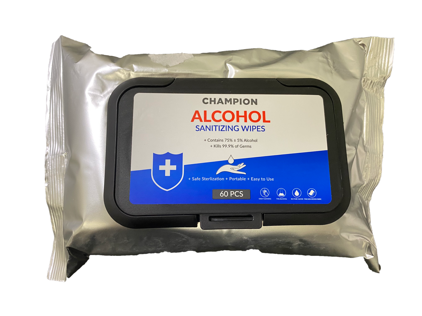 Champion Alcohol Sanitizing Wipes