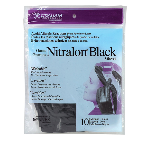 Graham Beauty Nitralon Black 10pcs
