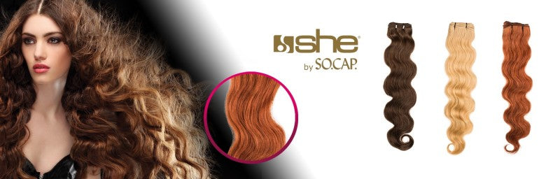 SHE - So Cap Hair Extensions (Wavy)